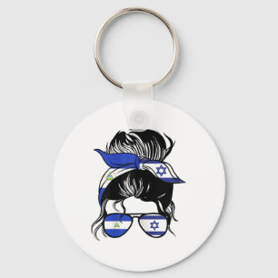Chaveiro Half Nicarágua Half Israelense Mix Nicarágua E Isr