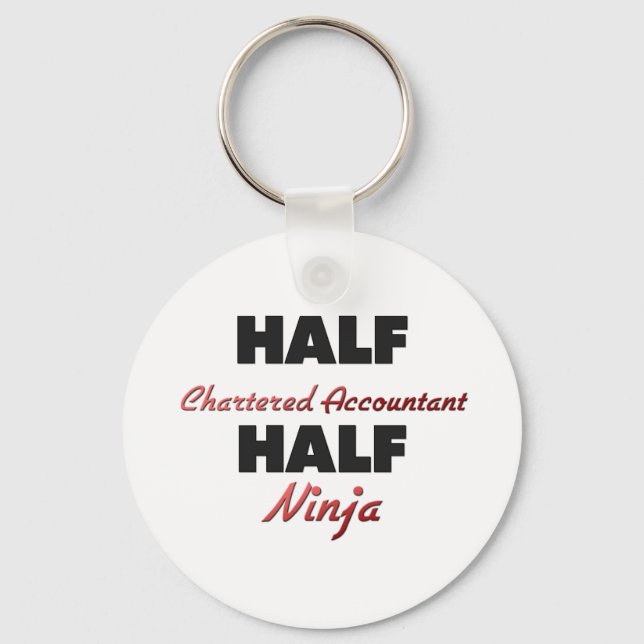 Chaveiro Half Ninja Contabilista Caracterizado (Frente)