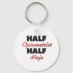 Chaveiro Half Optometrista Half Ninja