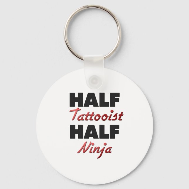 Chaveiro Half Tattooista Half Ninja (Frente)