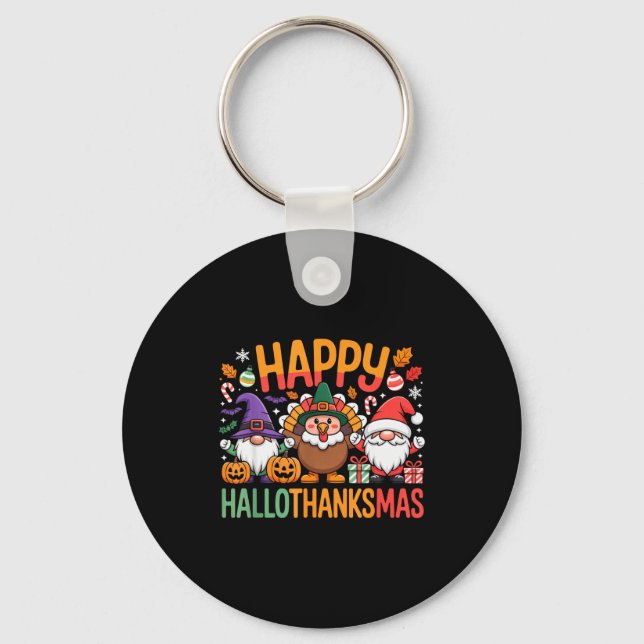Chaveiro Hallothanksmas Dental Istant Funny Tooth Christmas (Frente)