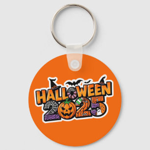 Chaveiro Halloween 2025 Magia – Abóbora Festiva