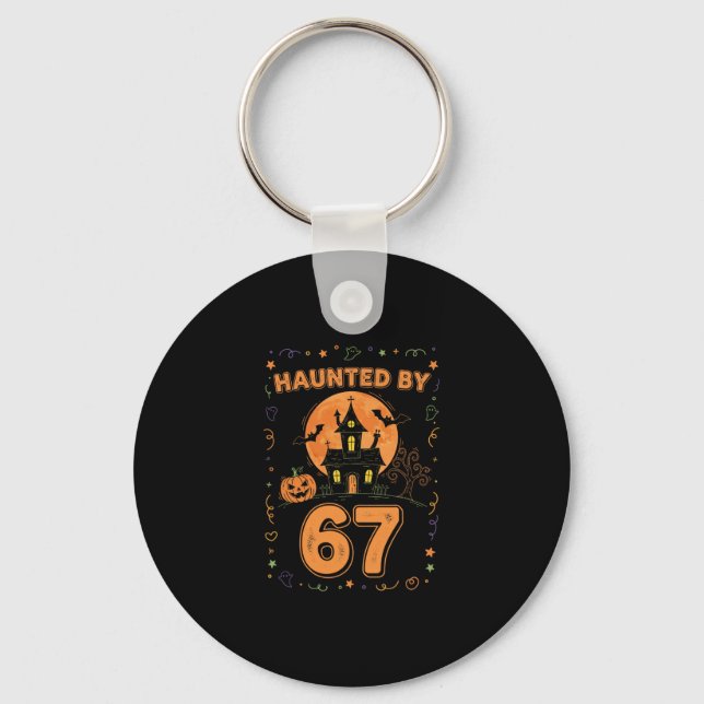 Chaveiro Halloween Assombrado 67 Seis Sete Meme 1 (12)  (Frente)