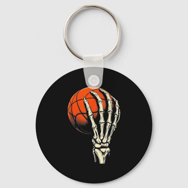 Chaveiro Halloween Basketball Skeleton Skull Player Men Boy (Frente)