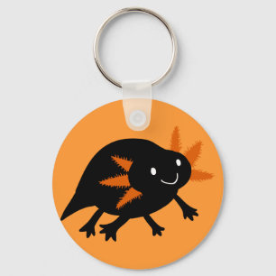 Chaveiro Halloween Black Axolotl
