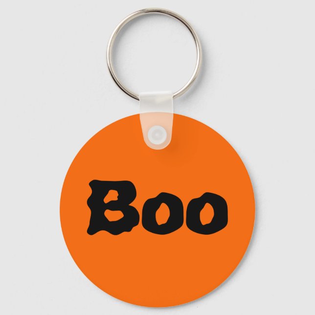 Chaveiro Halloween "Boo" (Frente)