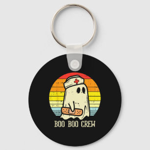 Chaveiro Halloween Boo Boo Crew Ghost Enfermeira Retro Hall