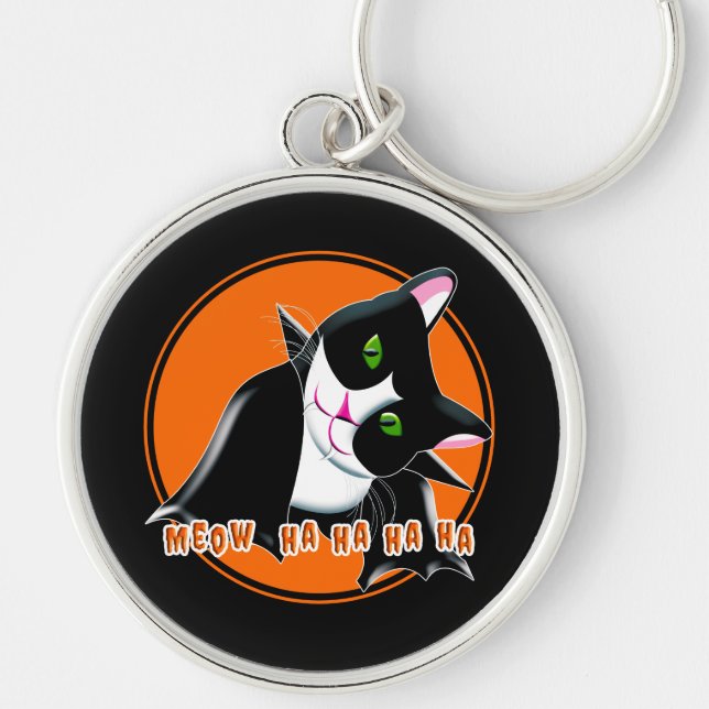 Chaveiro Halloween Cat (Frente)