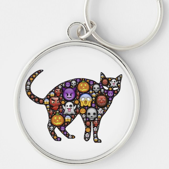 CHAVEIRO HALLOWEEN CAT (Frente)