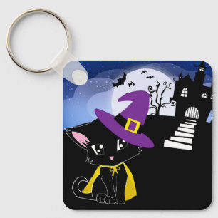 Chaveiro Halloween Cat