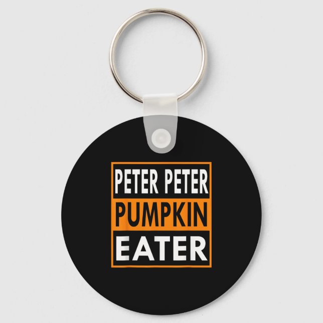Chaveiro Halloween Costume Peter Pumpkin Eater  (Frente)