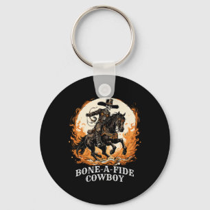Chaveiro Halloween Cowboy Spookey Skeleton Rodeo Horse