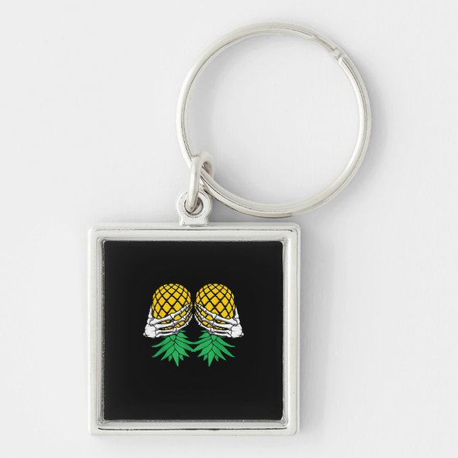 Chaveiro Halloween De Cima Para Baixo Pineapple Swinger Ske (Frente)