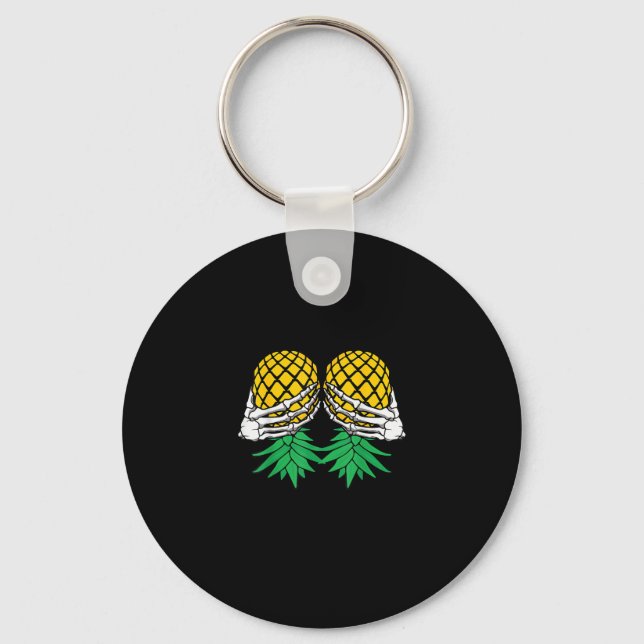 Chaveiro Halloween De Cima Para Baixo Pineapple Swinger Ske (Frente)