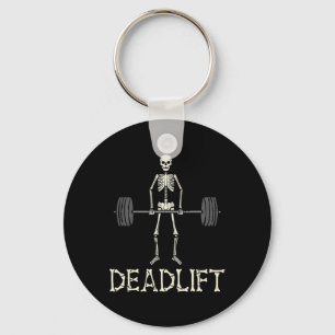 Chaveiro Halloween Deadelevador Skeleton Gym Workout Figuru
