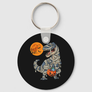 Chaveiro Halloween Dinossaur Mummy T Rex Garotos Assustados