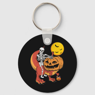 Chaveiro Halloween Dinossaur Pumpkin T Rex Skeleton Boys To