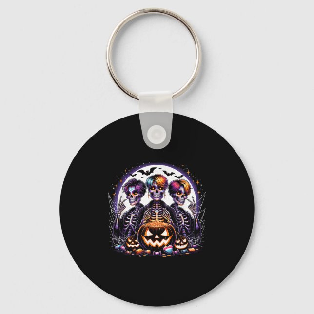 Chaveiro Halloween do pop K (Frente)