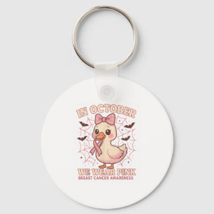 Chaveiro Halloween Em Outubro Nós Vestimos O Cancer De Mama