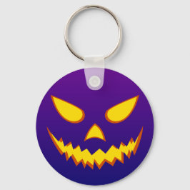 Chaveiro Halloween Grinning Face Jack o Lanterna Pumpkin