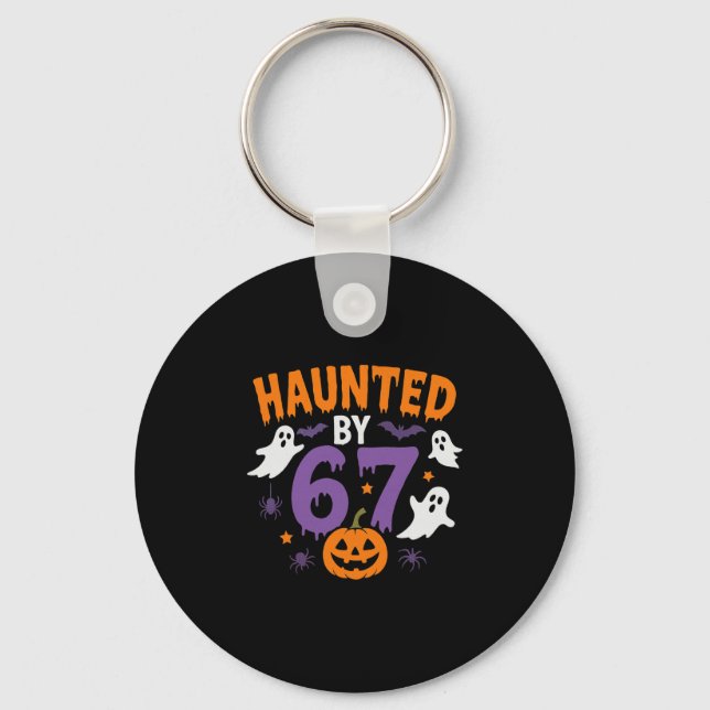Chaveiro Halloween Haunted 67 Six Seven Meme 1 (16)  (Frente)