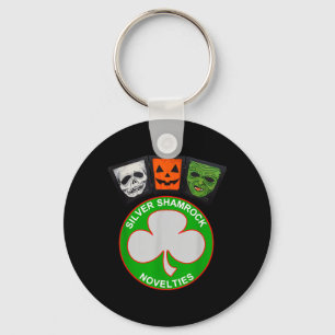 Chaveiro Halloween III Silver Shamrock e Máscaras