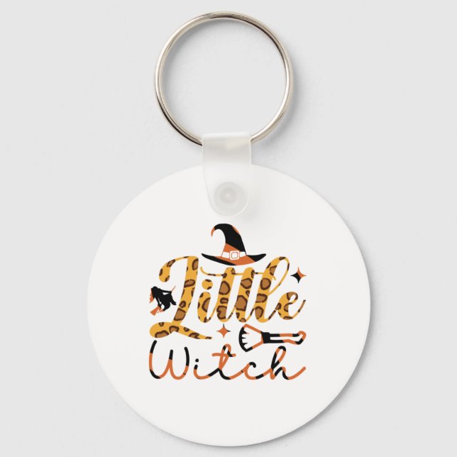 Chaveiro Halloween Little Witthday (Frente)