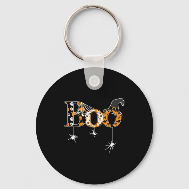 Chaveiro Halloween Motif - Boo  (Frente)