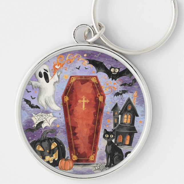 Chaveiro Halloween, O Assombro do Caixão Fechado (Frente)