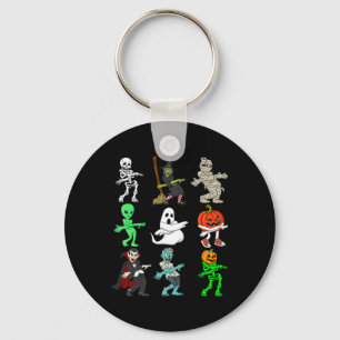 Chaveiro Halloween Orange Justice Monsters Skeleton Boys Gi