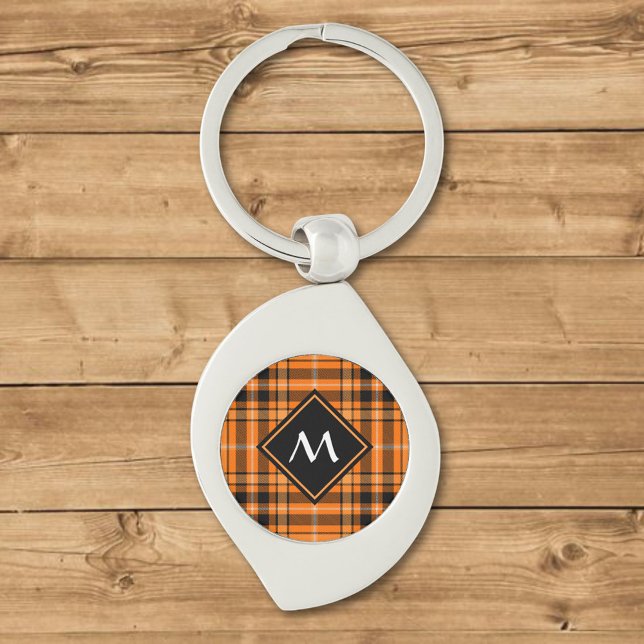 Chaveiro Halloween Orange Tartan (Criador carregado)