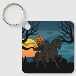 Chaveiro Halloween/Outono de Cavaleiro Sem Cabeça