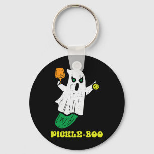 Chaveiro Halloween Pickleball Pickleball Boo Ghost Costume 