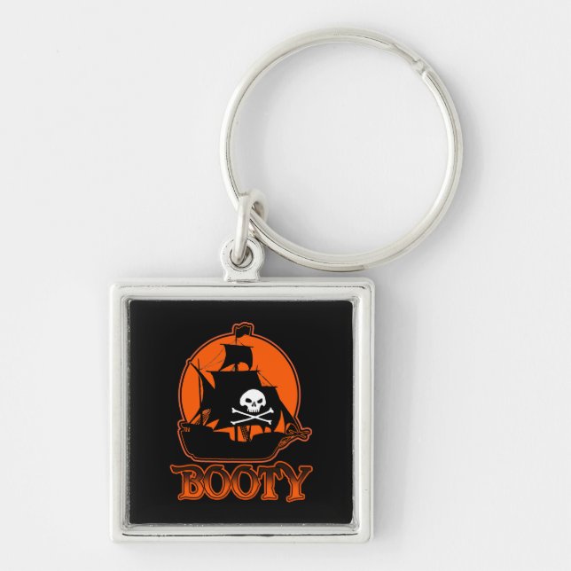 Chaveiro Halloween Pirate Booty (Frente)