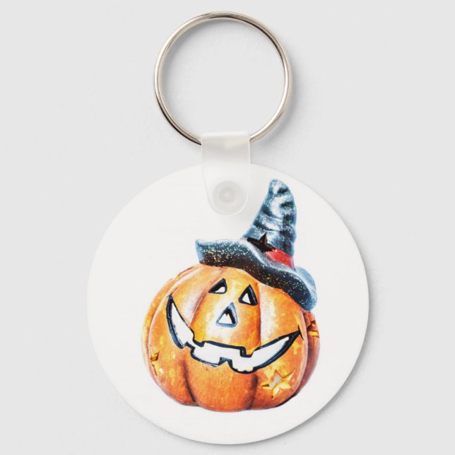 Chaveiro Halloween Pumpkin (Frente)