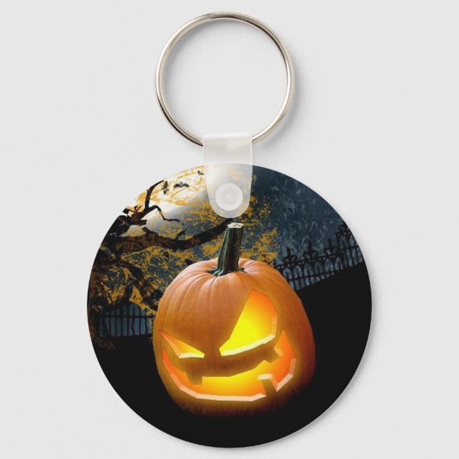 Chaveiro Halloween Pumpkin (Frente)