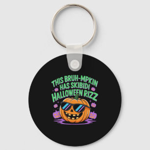 Chaveiro Halloween Rizz, Gíria do Dia de as Bruxas engraçad