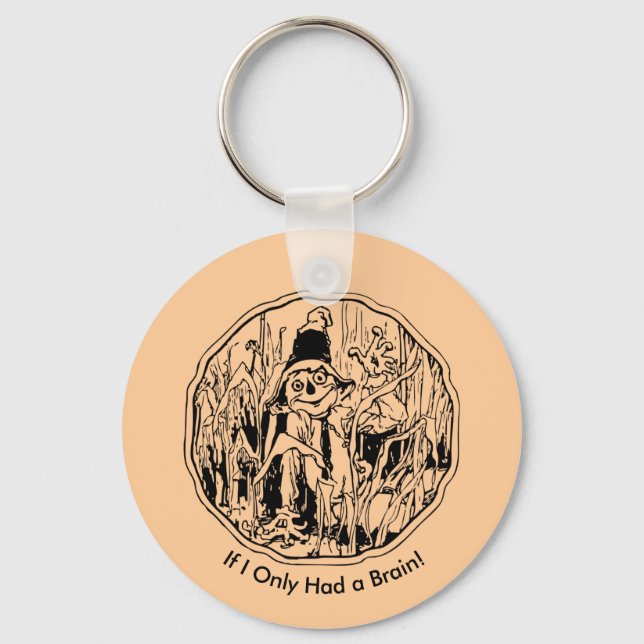 Chaveiro Halloween Scarecrow No Brain Keychain (Frente)