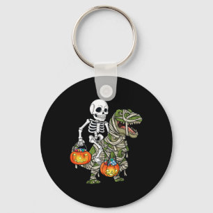 Chaveiro Halloween Skeleton Andando Mummy Dinossaur T Rex D