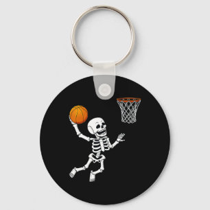 Chaveiro Halloween Skeleton Dunking Basball Boys Garotas K
