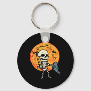 Chaveiro Halloween Skeleton Fisheries Costume Pescador Men