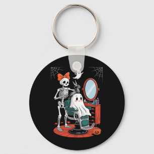 Chaveiro Halloween Skeleton Hairdresser Hairstylist