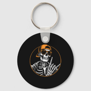 Chaveiro Halloween Skeleton Rock Hand