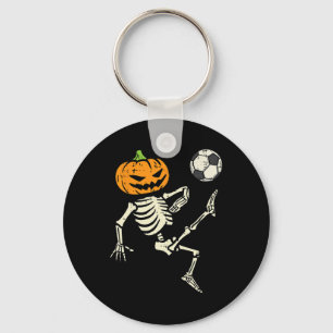 Chaveiro Halloween Skeleton Soccer Figurino de Futebol