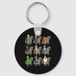 Chaveiro Halloween Skeleton Zombie Andando Mummy T Rex Vamp