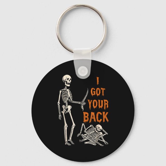 Chaveiro Halloween Skeletons Ive Got Your Back Costume Men  (Frente)