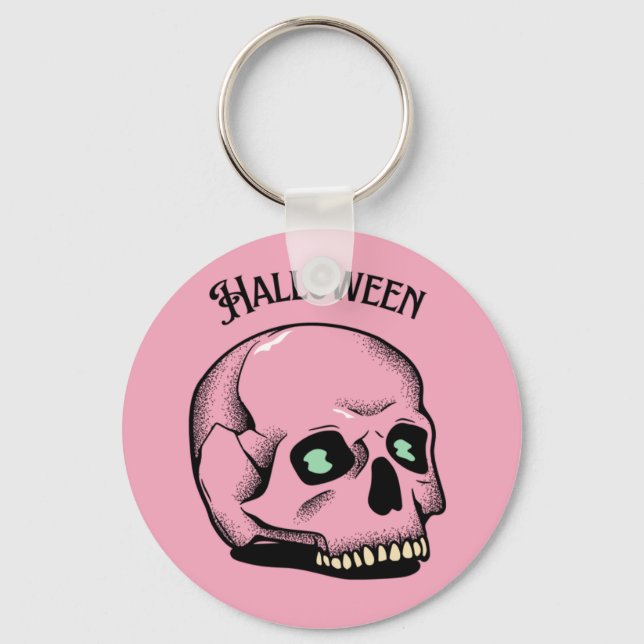 Chaveiro Halloween Skull (Frente)