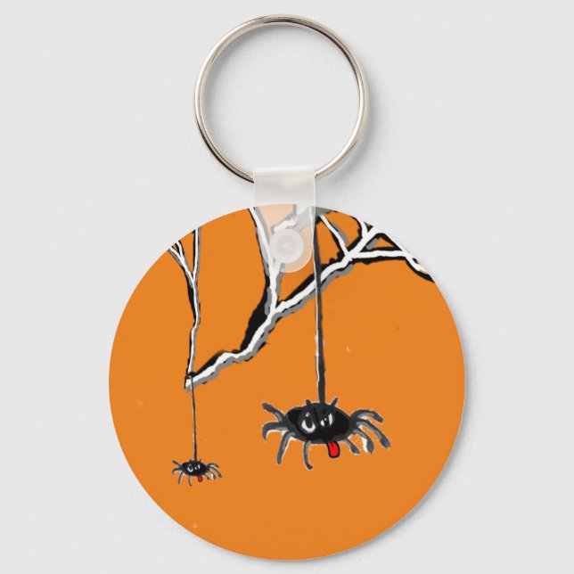 Chaveiro Halloween Spiders Cartoon Keychain (Frente)