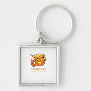Chaveiro Halloween Trumpkin Engraçado - Design de Figurino