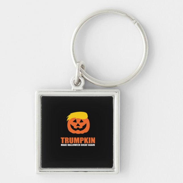 Chaveiro Halloween Trumpkin V2 (Frente)